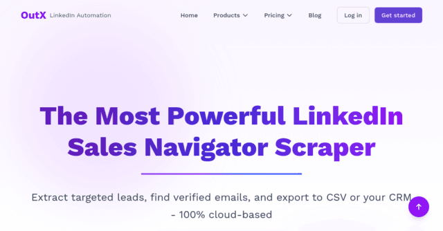 OutX.ai – LinkedIn Sales Navigator Scraper