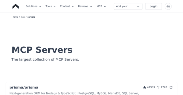 SERP MCP Server Directory