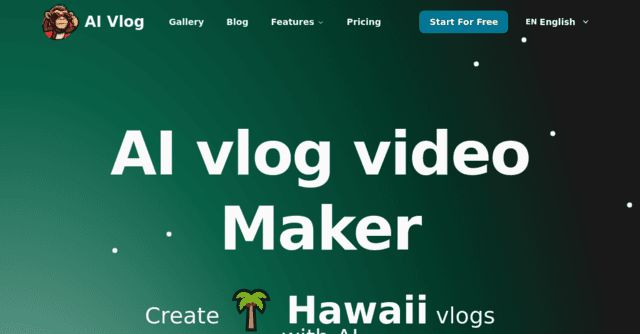 AI vlog video Maker