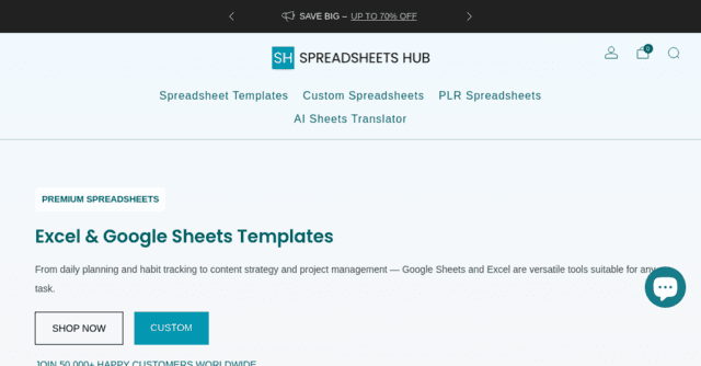 Spreadsheets Hub