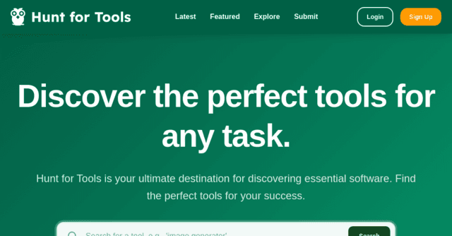 Hunt for Tools