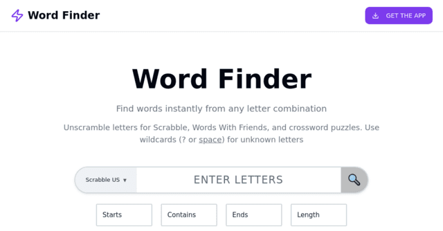 Word Finder App