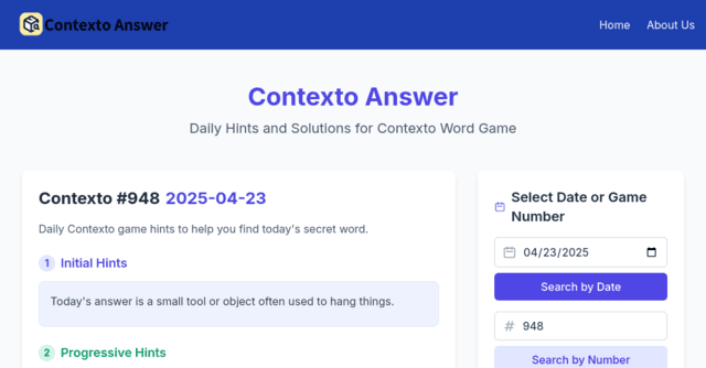 Contexto Answer Today