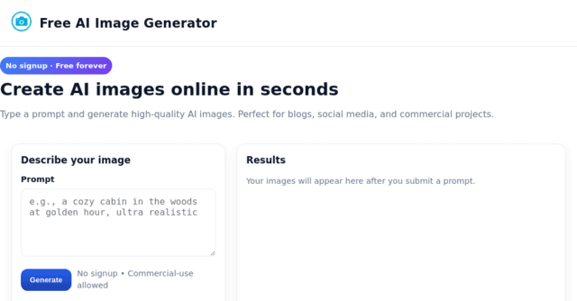 Photostock - Free AI Image Generator