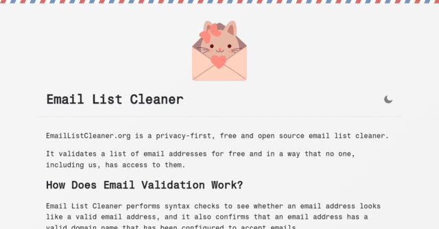 Email List Cleaner