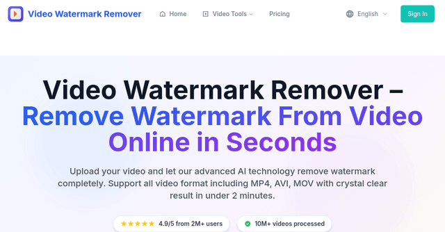 Video Watermark Remover AI