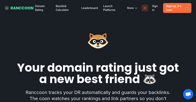 Ranccoon: The Ultimate Link & Domain Authority Tracker